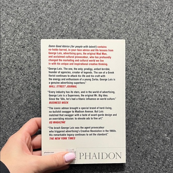 Damn Good Advice Book - by George Lois - Picture 2 of 3